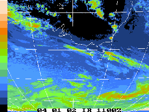 10pm colour IR image