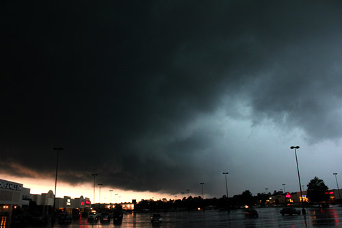 Day 9:  Sherman, TX  to Malvern, AR - Arkansas forests and Immense Supercells don't mix